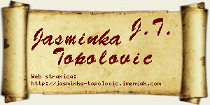 Jasminka Topolović vizit kartica